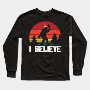 I believe Big Foot Christmas Long Sleeve T-Shirt